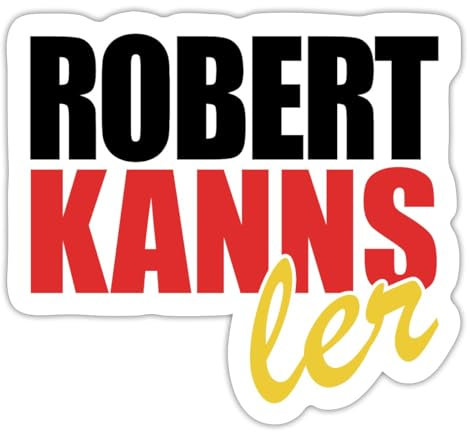 Spreadshirt Robert kanns Kanzler Kanzlerkandidat Sticker, max. 10 x 10 cm, 10 x 10 cm, Mattweiß
