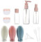 DDUP Travel Bottles Set,60ML Travel Squeeze Bottles,Small Mini Plastic Empty Refillable Transparent, Skincare Container for Lotions and Toiletries with Storage Bag(Multicolor)