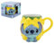Tasse en céramique Stitch Disney 3D modèle mug 415 ml personnage en trois dimensions bol de petit déjeuner pour enfants à collectionner