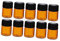 Ipetboom 24pièces Bouteilles Verre Marron Pour Huiles Essentielles Lot De Flacons Bouchon Perforé Pour Parfums Et Aromathérapie