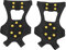 Pretfy 10 Crampones Dientes de Dispositivos de Servicio Pesado Pesca Zapatos Al Aire Libre. (S)