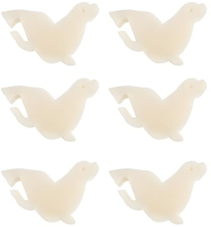 Kisangel 6 pièces Éponge Filtrante Absorbante Huile pour Piscine Éponge de Filtre Réutilisable Blanche et Écologique pour Spa et Bassin