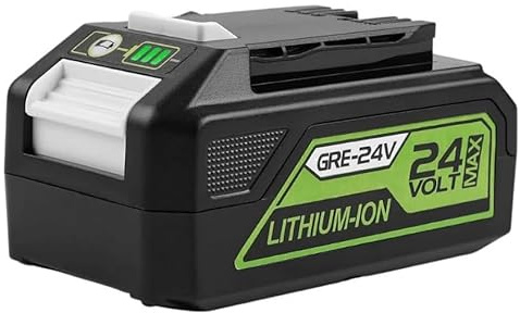 Litanki Batterie de rechange 9,0 Ah 29842 compatible avec les outils électriques sans fil Greenworks 24 V et chargeurs (1 batterie)