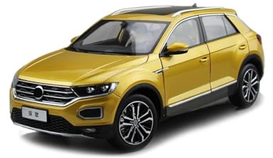 XGFFBAGB 1:18 Für FAW T-ROC Diecast Auto Modell Spielzeug Geschenk Sammlung Hobby(Gold,No Box)