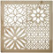 Artemio Carreau Ciment Fleurs Pochoir Home Déco -, Plastique, Multicolore, 30,5 x 0,2 x 35 cm 15030026
