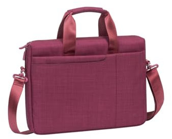 Rivacase Notebooktasche 13.3-14 Zoll – Gepolsterte Laptoptasche mit viel Platz für Zubehör, kompakte Umhängetasche für Damen und Herren, Aktentasche Schultertasche wasserabweisend