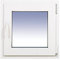 Ventanastock PVC 600x600 Practicable Oscilobatiente Derecha 1 hoja con vidrio Carglass (Climalit Mate)