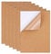 BENECREAT 8Pack Self-Adhesive Cork 21x30cm Rectangle Insulation 1mm Cork Sheets Cork Board Cork Tiles Mat for Coasters, Floors, Walls, DIY, Die Cutting, Craft Projects
