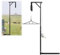ECOTRIC LKW 5,1 cm Anhängerkupplung Game Hebezeug 180 kg Big Game Jagd Hirsch Hebewinde Lift Gambrel Set 360 Grad drehbare Anhängerkupplung montiert Hebebühne