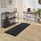Carpet Studio Ohio Teppich Läufer 57x150cm, Weicher Kurzflor Teppich Läufer Flur, Schlaffzimmer, Wohnzimmer & Küche, Pflegeleicht, Geruchsneutral - Anthrazit
