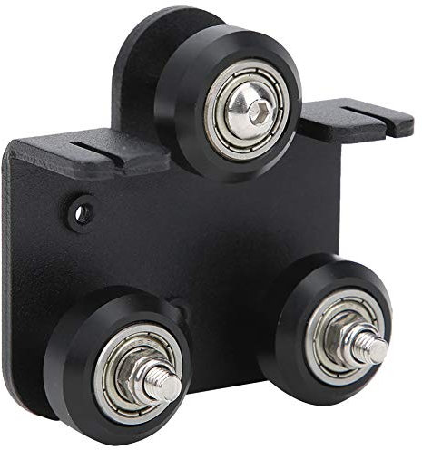 Placa de soporte posterior de extrusora de impresora 3D con polea para Ender 3, Ender 3 Pro, CR-10, CR-10S, pieza de repuesto de placa posterior de extrusión