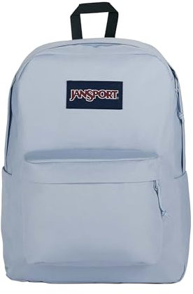 JanSport SuperBreak Backpack - School, Travel, or Work Bookbag with Water Bottle Pocket, Blue Dusk