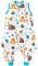 Chilsuessy Baby Schlafsack Sommer mit Füßen 0.5 Tog 100% Baumwolle Kinder Sommerschlafsack für Jungen und Mädchen, 90cm/Baby Höhe 100-110cm