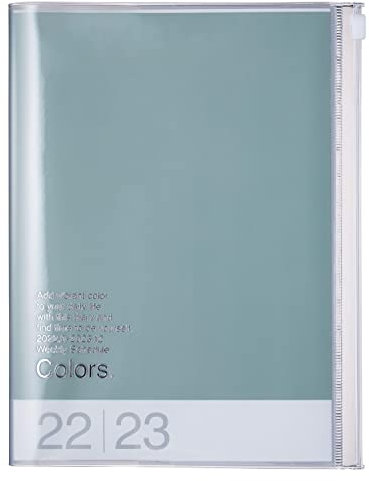 MARK'S 2022/2023 Taschenkalender A5 vertikal, COLORS, Green: Von September 2022 bis Dezember 2023