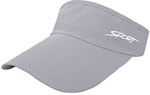 YAMEE Visiera Parasole Uomo Donna Regolabile,Cappello da Sole Unisex Ultraleggero Asciugatura Veloce,Cappellino con Visiera da Tennis da Golf,Visor cap,Cappello da Sole Estivo