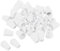 PATIKIL Bell End Stopper, 20 Pack Cord Rope Lock for Drawstring Bag, White