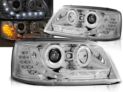 CR-Lights Für VW T5 04.2003-08.2009 Led Scheinwerfer in chrom