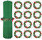 simarro Weihnachten Kiefernzapfen Serviettenringe, 12 Stück Rote Beeren Serviettenhalterring 4.5cm Serviettenschnalle Dekokranz Napkin Rings Holder für Weihnachten Hochzeitsfeiern Party Restaurant