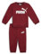 PUMA Unisex Baby Minicats Ess Crew Jogger Fl Trainingsanzug, Rot - Intense Red, 74 EU