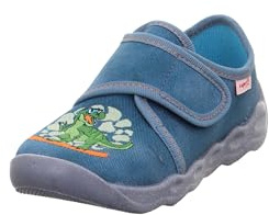 Superfit Jungen Bubble Hausschuh, Blau 8020, 31 EU Weit