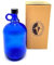 SELECTION ·1948 · ALBERTS · PREMIUM ALBERT PFÄFFLE Glasballon blau 2 Liter, Henkelflasche aus Blauglas inkl. Handschraubverschluss PP31,5 (3)