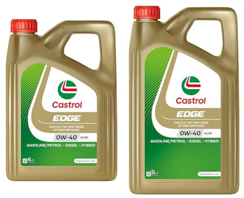 Castrol Bundle | Castrol EDGE 0W-40 A3/B4 Motoröl, 4L + 5L