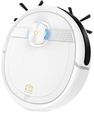 Amosfun 1Pc robot white detergent intelligent Smart Floor Cleaner fully automatic clean cleaning mop abs automatic sweeper household products robot floor cleaner household