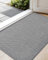 COLOR&GEOMETRY Door Mats Indoor, Woven Front Door Mat Inside, Inside Door Mat Non Slip, Absorbent, Washable Door Mat, Easy To Clean Doormat, Floor Mat For Entryway, Patio, Pets (Light Grey, 68x150cm)