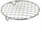 Gettimore Edelstahl-Grillrost, runde Grillroste mit Beinen, Ersatz-Grillroste für verschiedene Herde (25 cm)