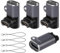 YIIFELL Gar-min Ladekabel Uhr Fenix 8 Ladekabel Adapter 4 Pieces USB-C to Gar-min Watch Charging Adapter Compatible with Fenix 8/7/7x/7s/6/E, Forerunner 965/165/955/945/265/255/55/45