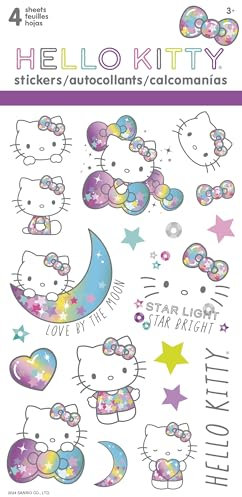 Sanrio – Hello Kitty – Starshine Standard-Aufkleber – 4 Blatt