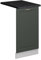 Vicco Panel Frontal del lavavajillas Fame-Line, Verde Dorado Casa de Campo, 45 cm, ET Antracita