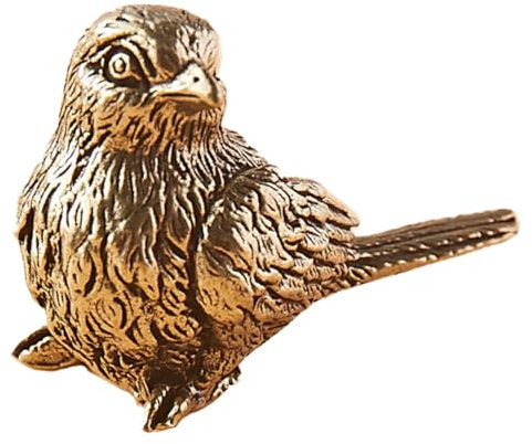 PIGPIGFLY Vogel Skulptur Metall - Naturinspirierte Deko für Fensterbank, Balkon und Room Decor,Deko Skulptur,Wohnzimmer Deko