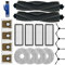 WEIHAOBHAC Compatible con Dreame, L20 Ultra y Mop Robot Aspirador, Cepillo Lateral Principal, Filtros HEPA, Paño de Mopa, Accesorios