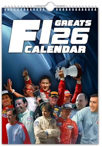 The Calendar King // F1 Greats – Wandkalender 2026 (vollfarbig, A3-Größe)