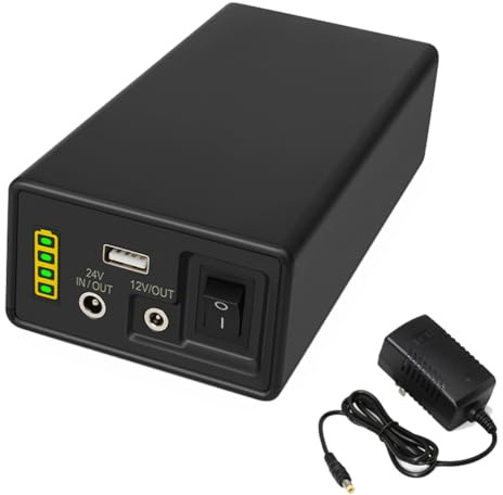 HJGHY 24V,28000mAh, DC Lithium Rechargeable Battery 24V 28000mAh 30800mAh 35000mAh 44800mAh Large Capacity 12V Small Size 5V Backup Power Led Light Universal Battery With Power Display and USB
