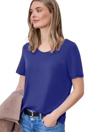 Street One Damen Kurzarm Longshirt mit Rundhals