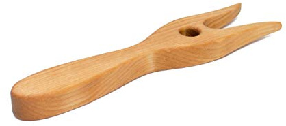 Strickgabel aus Holz, 10 Stk., Strickliesel, Lucet