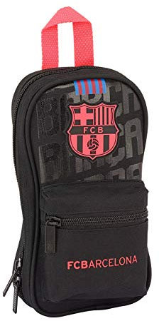 Fc barcelona plumier mochila con 4 port; llenos f.c.bar 12x23x5 color azul 23 cm 411927747.
