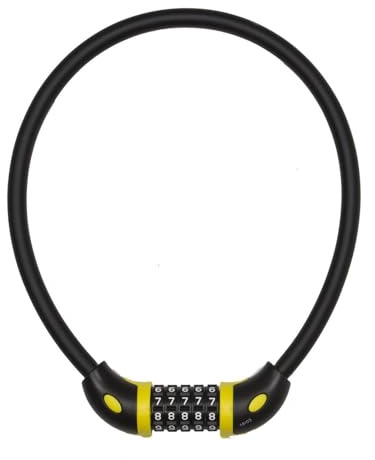 Auvray Anti-Diebstahl-Kabel, Combi A Zahlen, Durchmesser 12 65 cm, Erwachsene, Unisex, Schwarz, Einheitsgröße