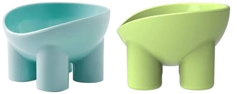Pet Cat Bowl,neck guard cat bowl Cat Food Bowl, Cat Feeding Bowl, Cat Water Bowl 2 Pack