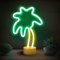 NIWWIN Coco Palm Tree Neon segno, lampada da tavolo al neon decorativa lampada batteria o USB operazione, Natale festa di compleanno decorazione notturna soggiorno regali per bambini