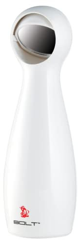 PetSafe Bolt Laser-Katzenspielzeug, Automatischer Laserpointer, 15-Minuten-Timer, 4 AA-Batterien Nötig, Weiß
