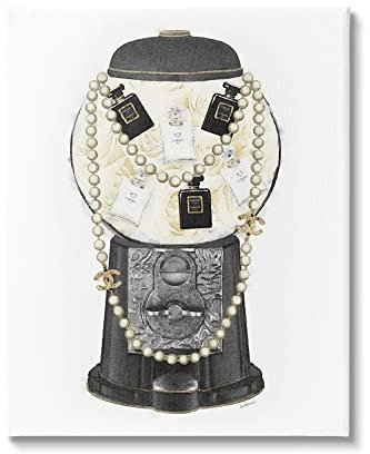 Stupell Industries Amanda Greenwood Designer-Halskette, Vintage-Design, Parfüm-Halskette