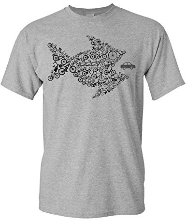 Baddery Fahrrad T-Shirt Herren - „Bikes of the World Organize“ | Bike Shirt für Radfahrer