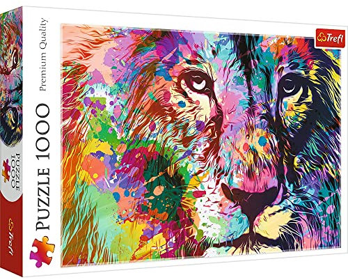 Puzzle 1000 Bunter Löwe