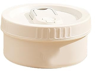 BEALIFE Fiambrera con aislamiento térmico para horno microondas para oficina en casa, para acampar, senderismo, viajes, caja de almacenamiento de alimentos, contenedor lavable, Blanco, Pequeño