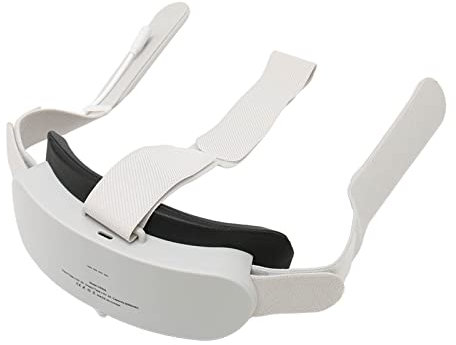 VR Kopfband mit Akku für Quest 2, 6000 MAh 3,5 Std. Bis 4 Std. Spielzeit, VR Ladeband Wiederaufladbares VR Zubehör für Quest 2, Ergonomisches Design