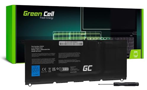 Green Cell Batterie PW23Y TP1GT 0RNP72 pour Dell XPS 13 9360 Portable (5400mAh 7.6V)