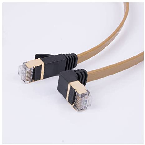 AJOHBM Câble Ethernet RJ45 Câble Cat7 LAN U-T-P RJ 45 Câble réseau compatible avec le cordon de patch compatible CAT6 compatible avec le câble de routeur moderne Ethernet (Size : 8m, Color : Orange)